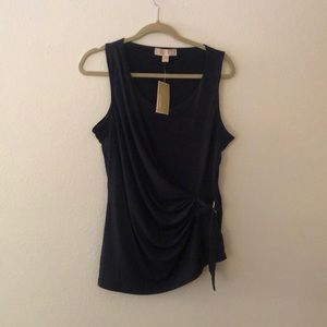 NWT Michael Kors faux wrap tank